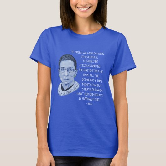 RBG Citizens United T-shirt (Voorkant)