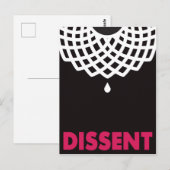 RBG Dissent-ansichtkaart Briefkaart (Voorkant / Achterkant)