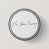 RBG-handtekening Ronde Button 3,2 Cm (Voorkant)