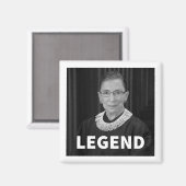 RBG "LEGEND" Magnet (Ruth Bader Ginsburg) (Recto/Verso)