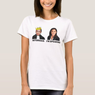 RBG Notorious Kamala Harris Ik spreek T-shirt