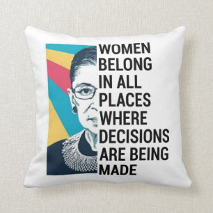 Rbg Quotes, Ruth Bader Ginsburg Quote Kussen