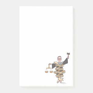 RBG: "Rechtvaardigheid, gerechtigheid: je vervolgt Post-it® Notes