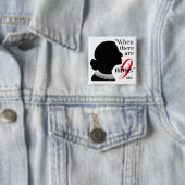 RBG Silhouette wanneer er Nine Citaat Button zijn (In situ)