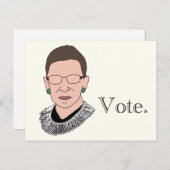 RBG Stemmen. Feestdagenkaart (Voorkant / Achterkant)