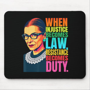 Rbg wanneer onrecht wet verzet wordt muismat