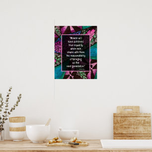 RBG Wijsheid Ruth Bader Ginsburg Feministische Cit Poster