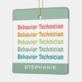 RBT-gedrag van de technicus van het gedrag Aangepa Keramisch Ornament (Links)