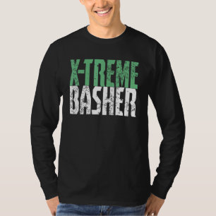 Rc auto basher extreme bashing monster truck quote t-shirt