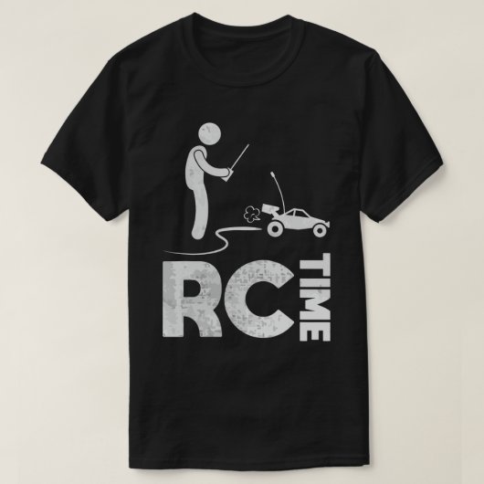 RC-autotijd RC racebby T-shirt (Design voorkant)