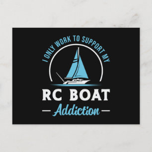 RC Bootverslaving Afstandsmodel Grappige RC boten Briefkaart