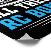 Rc Captain Afstandsbediening Boot Cruise heeft all Poster (Hoek)