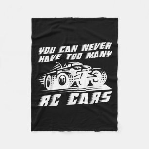 RC Car Art voor mannen vrouwen Kinder RC Racing Tr Fleece Deken