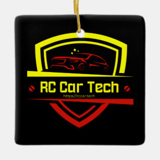 RC Car Tech-kerstversiering Keramisch Ornament