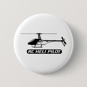 RC-helikopterpiloot Ronde Button 5,7 Cm