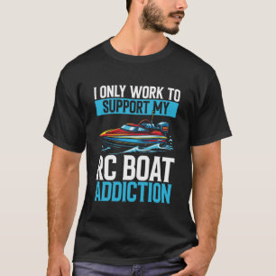RC Kapitein Model Afstandsbediening Boot Ontwerp R T-shirt