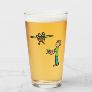 RC-modelvliegtuigvliegen Glas