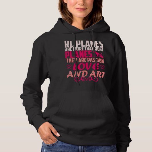 Rc Pilot Model Vliegtuigmodelvliegtuig Rc Vliegtui Hoodie (Voorkant)