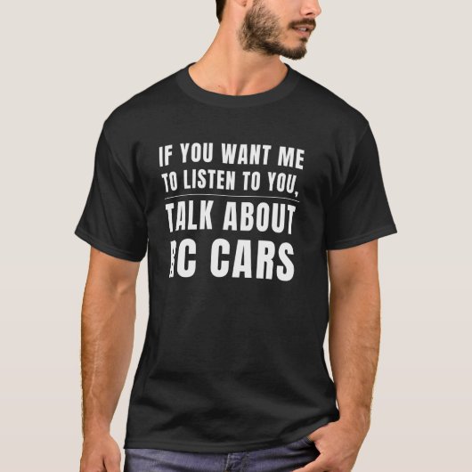 Rc-racecircuit met radiobesturing t-shirt (Voorkant)