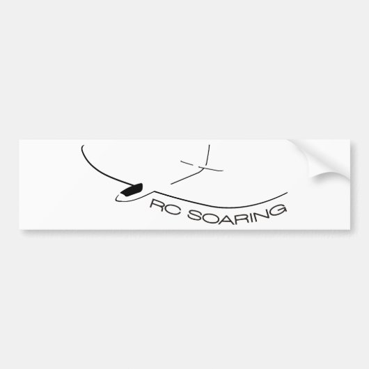 RC Soaring Bumpersticker (Voorkant)