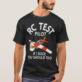 RC-testvliegtuig Model Vliegtuigvliegtuig — Vliegt T-shirt (Voorkant)
