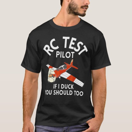RC-testvliegtuig Model Vliegtuigvliegtuig — Vliegt T-shirt (Voorkant)