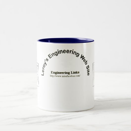 RC Time Constant Tweekleurige Koffiemok (Center)