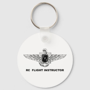 RC-vlieginstructeur Sleutelhanger
