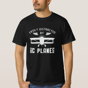 RC-Vliegtuig gemakkelijk verstoord door RC-vlakken T-shirt