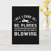RC Vliegtuig Piloot Alles wat ik geef is RC Vliegt Kaart (Gele Bloem)