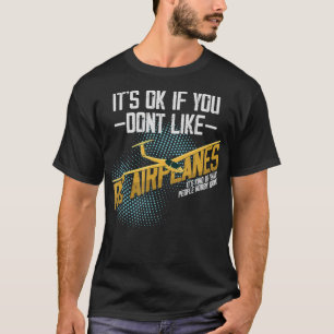 RC Vliegtuig Slimme Mensen Hobby Radio Gecontrolee T-shirt