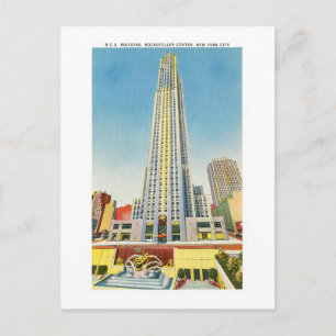 RCA Building, Rockefeller Center, New York Briefkaart