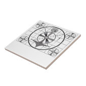 RCA Indian Head Test Patroon Tegeltje (Zijkant)