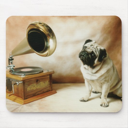 RCA Pug Mousepad Muismat (Voorkant)