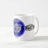 RCAF 100  Grijze Logo Mok (Voorkant rechts)