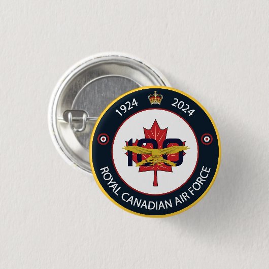 RCAF 100 Pin Button (Voorkant /achterkant)