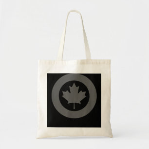 RCAF Royal Canadian Air Force Roundel Maple Leaf L Tote Bag