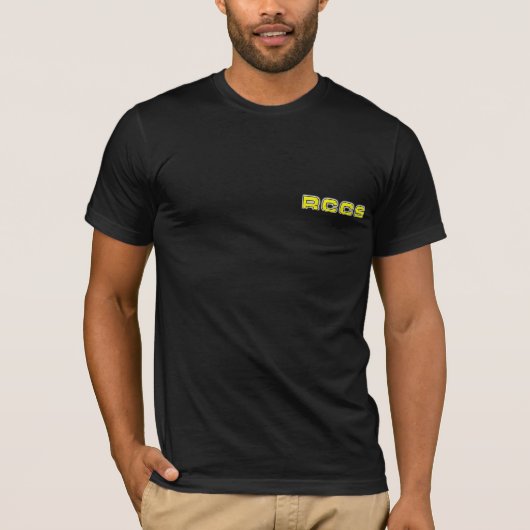 RCCS MC Member T-Shirt 2012 (zwart) (Voorkant)