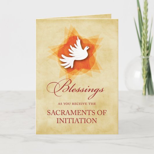 RCIA-bevestiging en communautarisering Kaart (Voorkant)