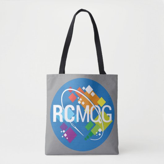 RCMQG Logo-grijs Draagtas (Voorkant)