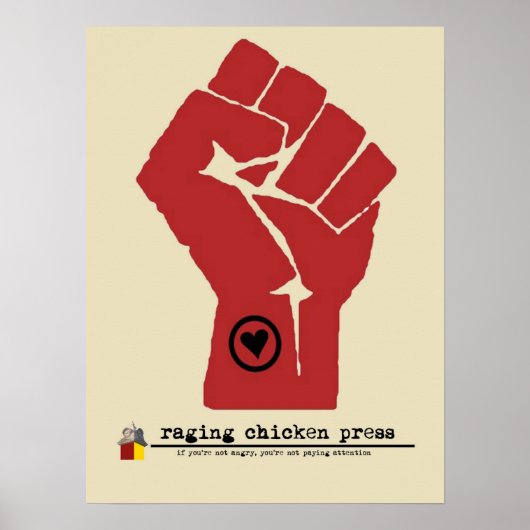 RCP-Poster | Hand in eerste hand, hart op Sleeve Poster (Voorkant)