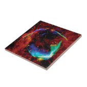 RCW 86 Supernova Remnant - NASA Hubble Space Photo Tegeltje (Zijkant)