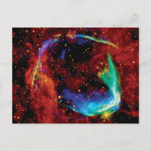 RCW 86 Supernovarest - NASA Hubble-ruimtest foto Briefkaart