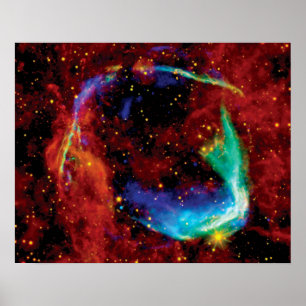 RCW 86 Supernovarest - NASA Hubble-ruimtestfoto Poster