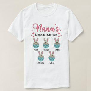 RD Aangepaste Bunnies van Nana T-shirt