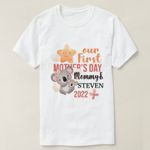 RD Eerste Moederdag op maat en Baby T-shirt