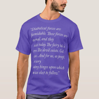 rd en lorraine warren quotes t-shirt