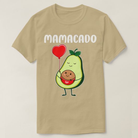 RD Mamacado Avocado Zwangerschap Zwangerschap Avo T-shirt (Design voorkant)