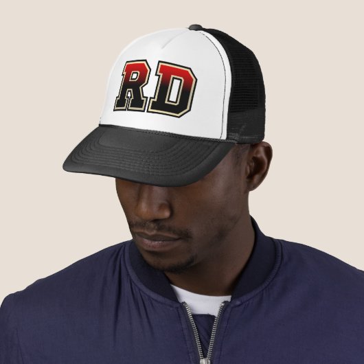 RD Monogram Trucker Pet (In situ)