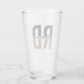 RD Registered Dietitian Cheetah Print RD Gifts Glas (Achterkant)